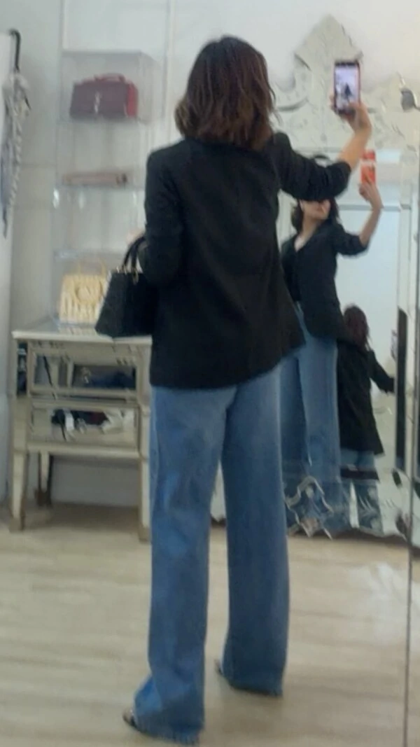 Maxi Blazer Cinthia Bolsos Fake Com Lapela