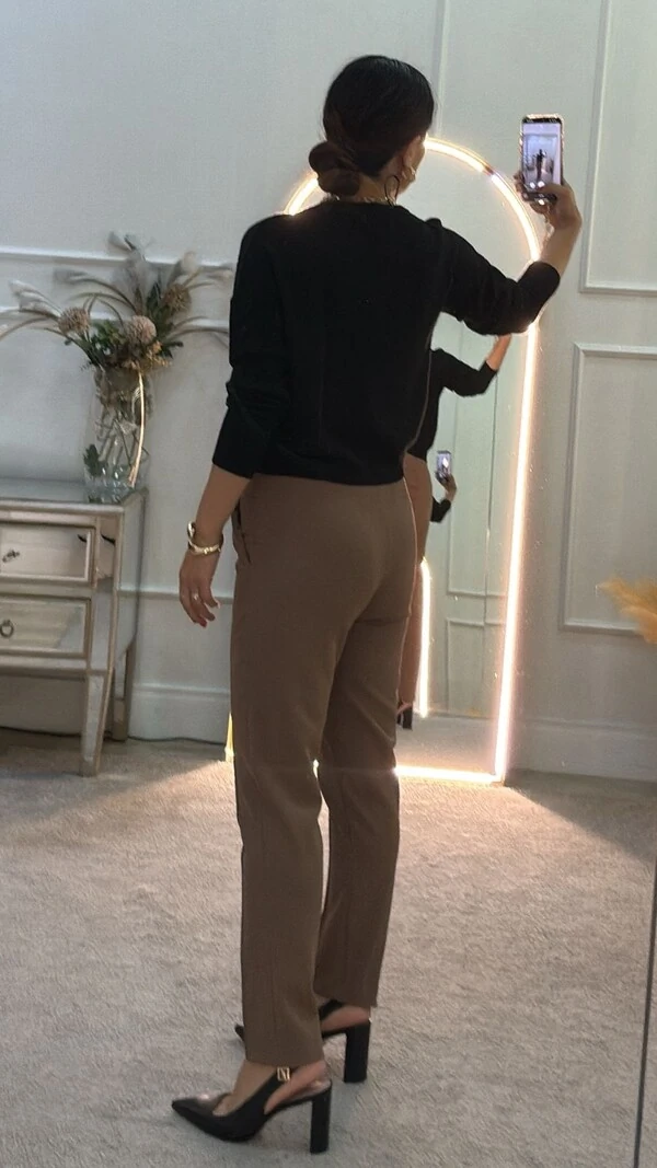Blusa Tricot Adriana Losangos Texturizados Com Detalhes Trançados