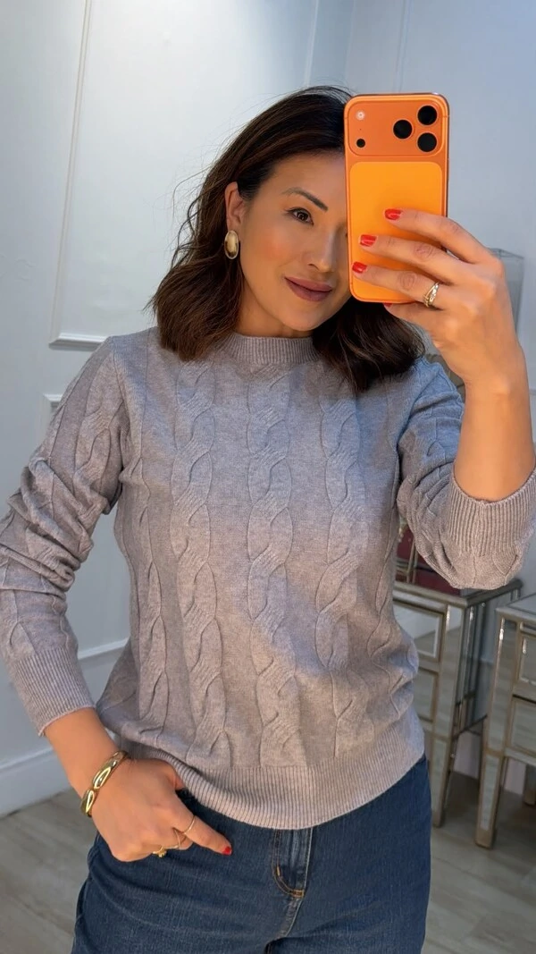 Blusa Tricot Rosangela Trançados Frontais