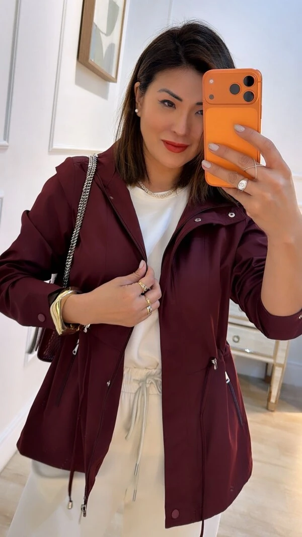 Parka Casaco Amanda Capuz Removível