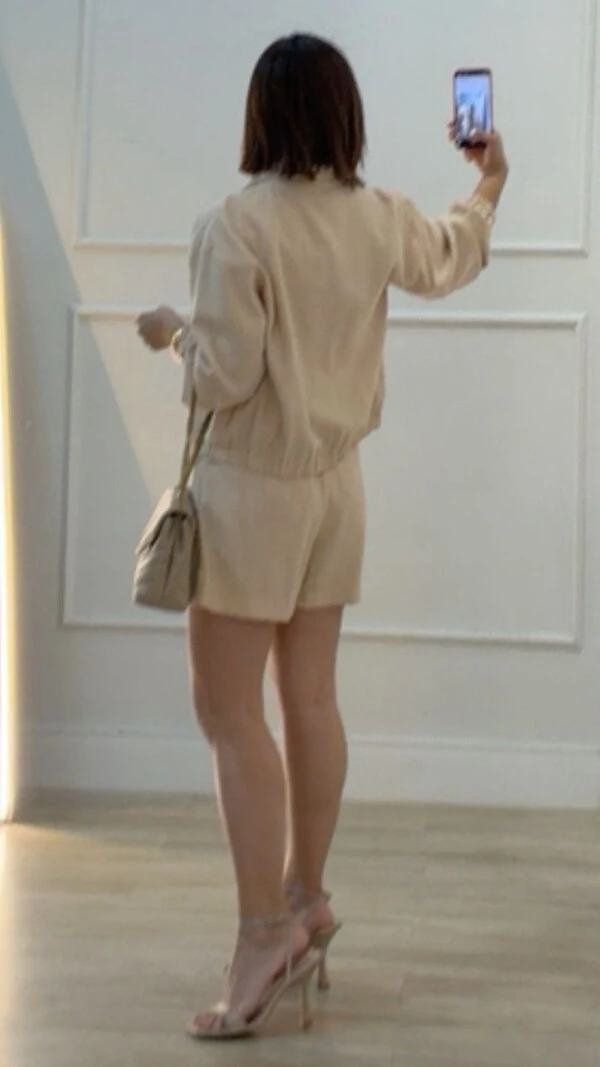 Shorts Saia Diane Pala Larga Com Puxador Regulável