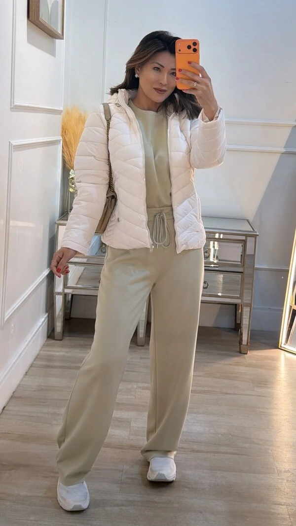 Conjunto Helena Blusa E Calça Pantalona