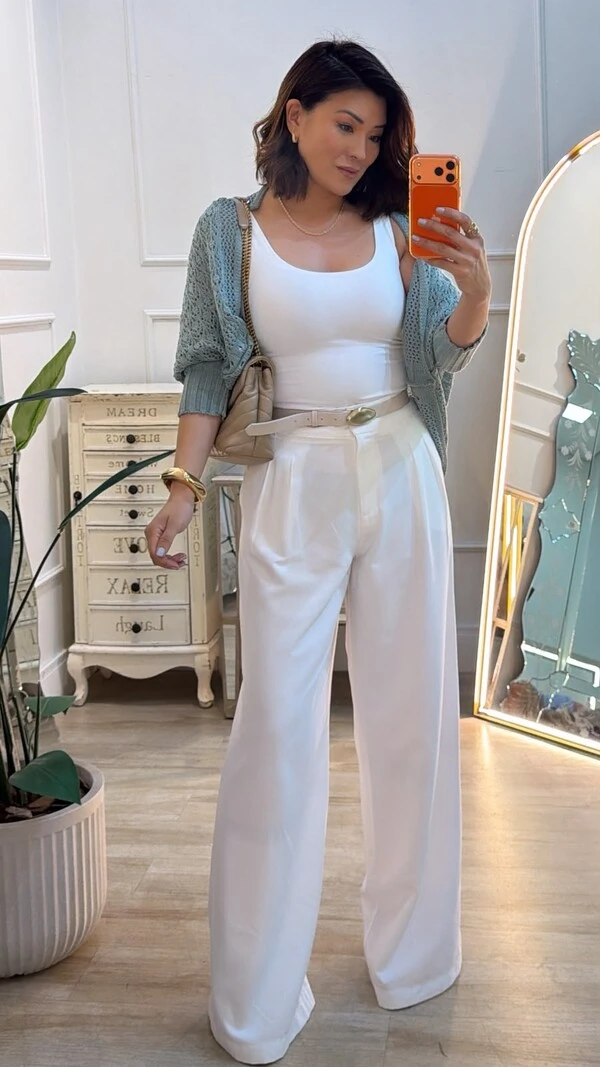 PRÉ-VENDA DATA ESTIMADA DE ENVIO DIA 04/11 Kimono Capa Tricot Lulu Punhos Largos Canelados