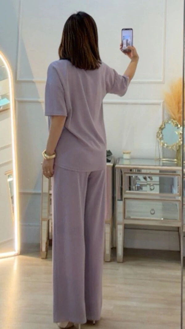 Conjunto Helena Blusa E Calça Pantalona
