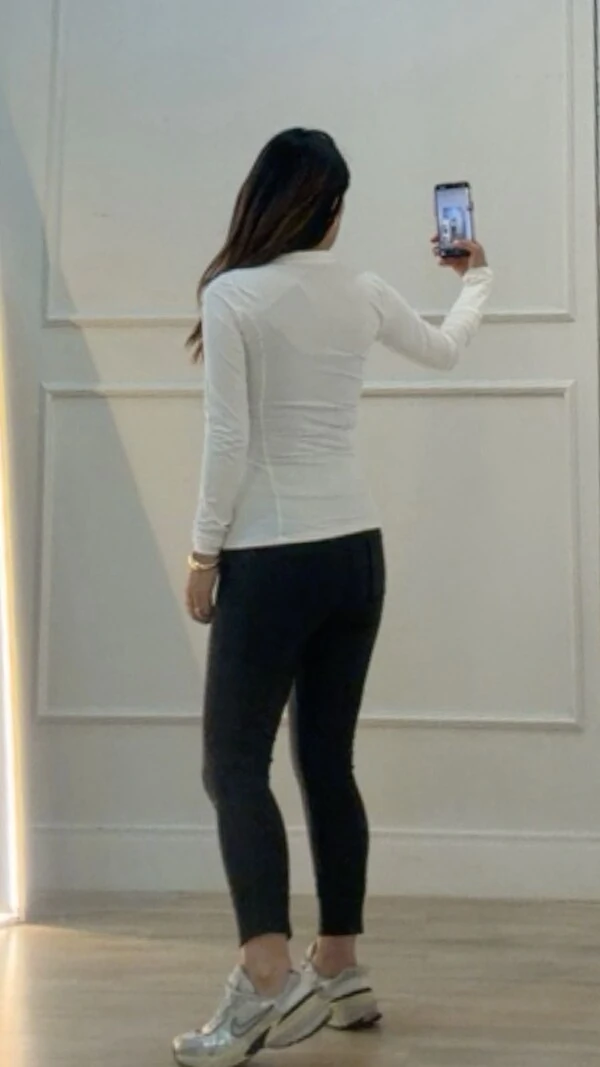 Jaqueta Malha Tecnológica Gola Alta Milena