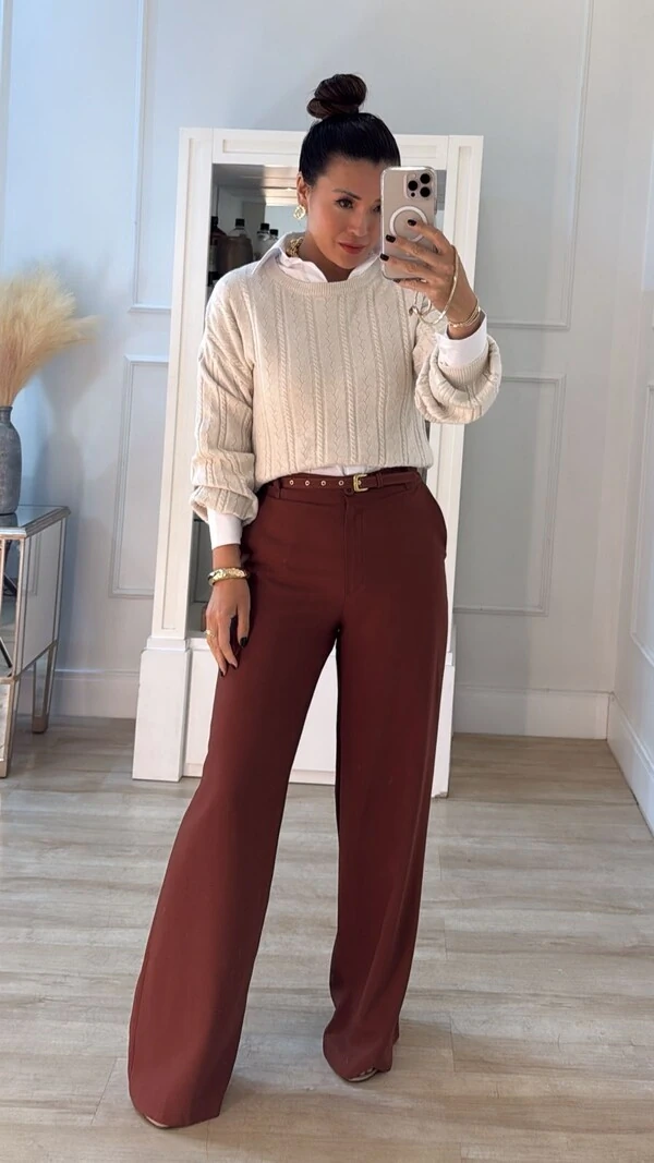 Blusa Tricot Lulu Trançados Com Entremeios