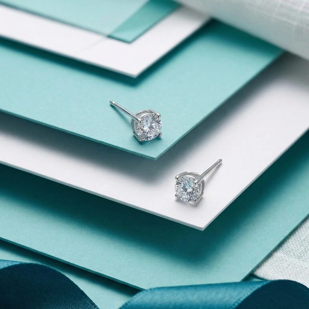 FotoBrinco Ponto de Luz Zircônia 6 MM Prata 925