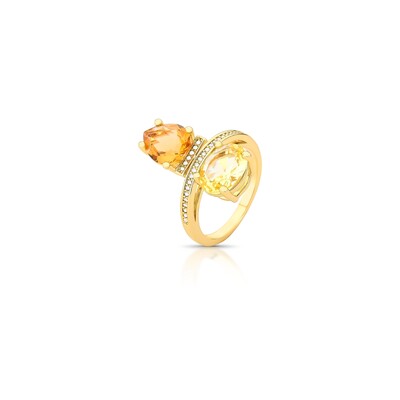 Foto Anel Grace II Banho de Ouro 18 K