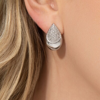 FotoBrinco Gota Gravejada e Lisa Ródio Branco