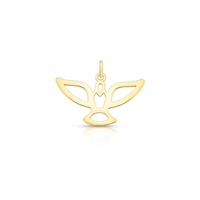 Foto Pingente Espírito Santo Liso Vazado Banho de Ouro 18 K