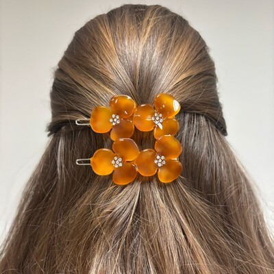 FotoClipe Trevo Duplo Caramelo Acetato