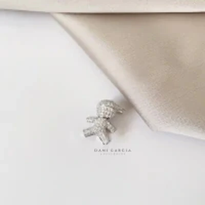 Foto Berloque Menino Boné Prata 925- charm