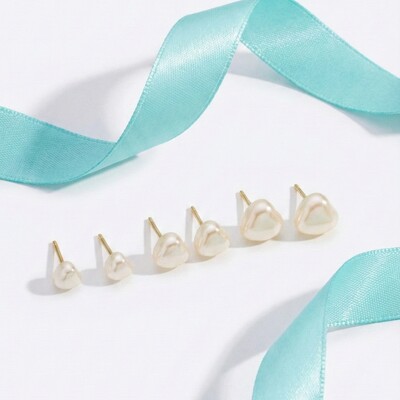 Foto Kit 3 Brincos Coração Banho de Ouro 18 K