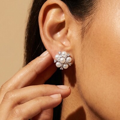 FotoBrinco Pérola Ana Pequeno Prata 925