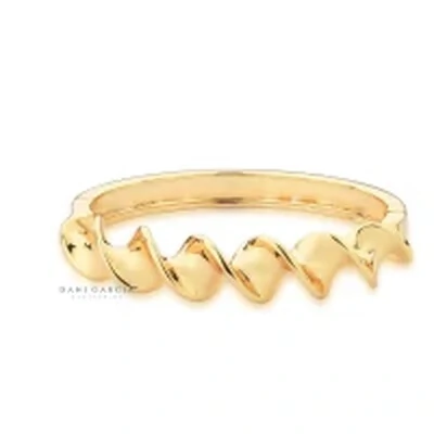 Foto Bracelete Espiral Banho de Ouro 18 K