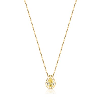 Foto Colar Gota Citrino Banho de Ouro 18 K