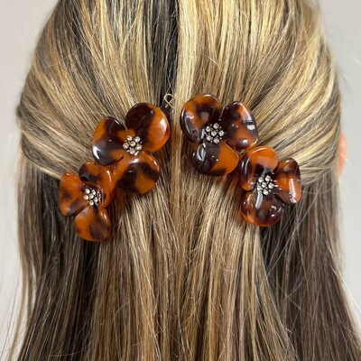 FotoClipe Trevo Duplo Tartaruga Escura Acetato