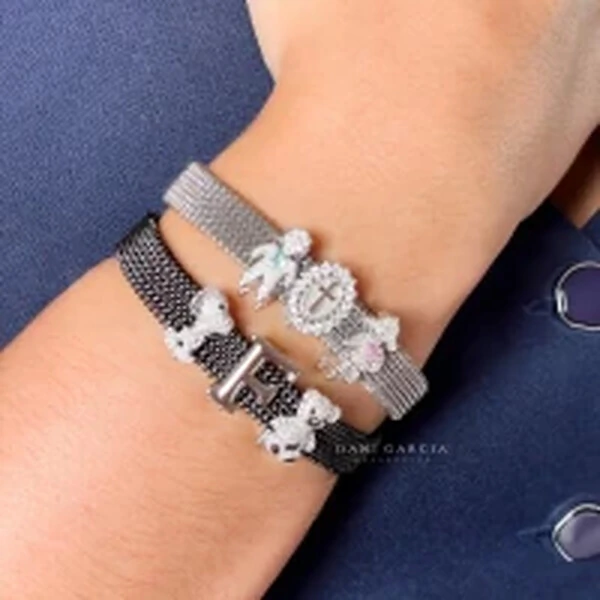Berloque Menina Prata 925- charm