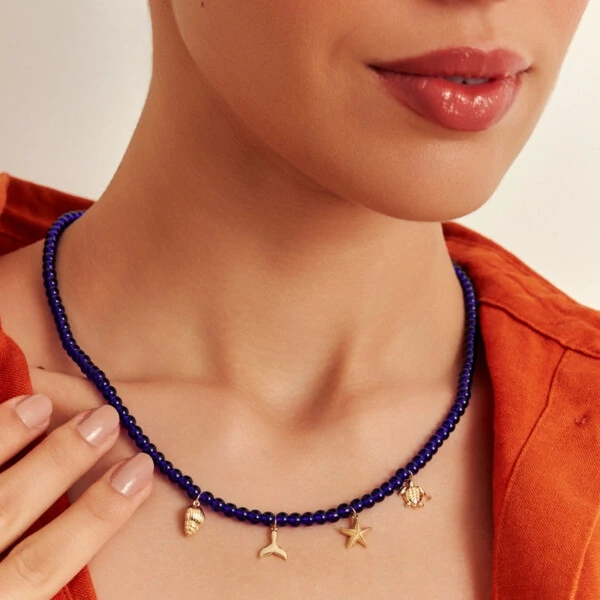 Colar Sodalitas Brisa Banho de Ouro 18 K