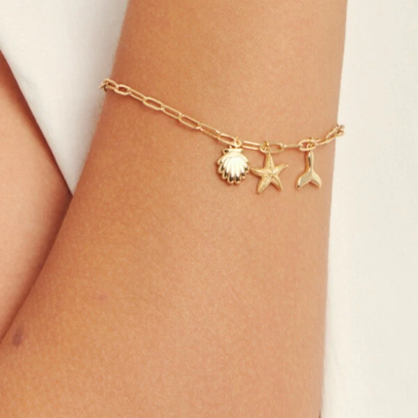 Pulseira Brisa Banho de Ouro 18 K