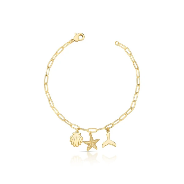 Pulseira Brisa Banho de Ouro 18 K