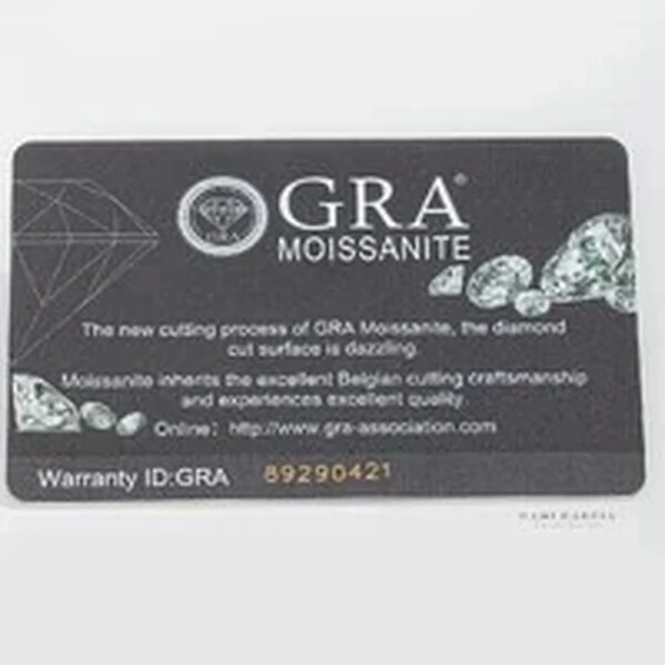 Brinco Square 5mm Moissanite Prata 925