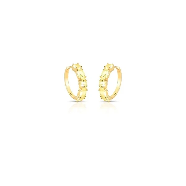 Argola Livia Banho de Ouro 18 K