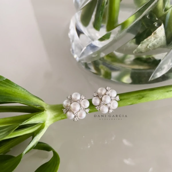 Brinco Pérola Ana Pequeno Prata 925