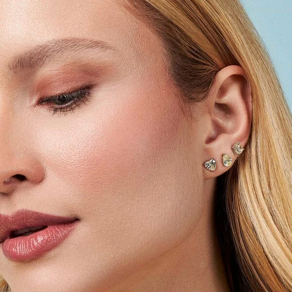 Brinco Gotinha PP Citrino Prata 925