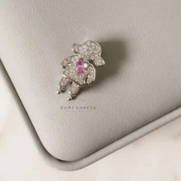 Berloque Menina Prata 925- charm