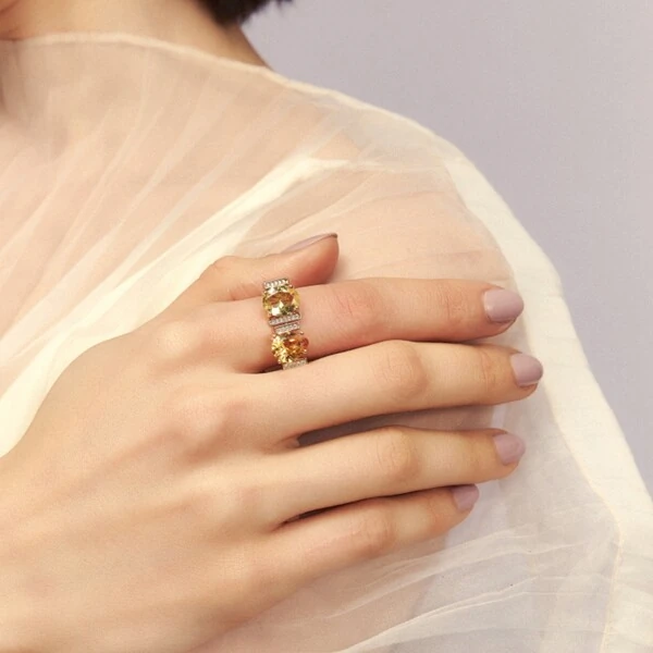 Anel Grace I Banho de Ouro 18 K