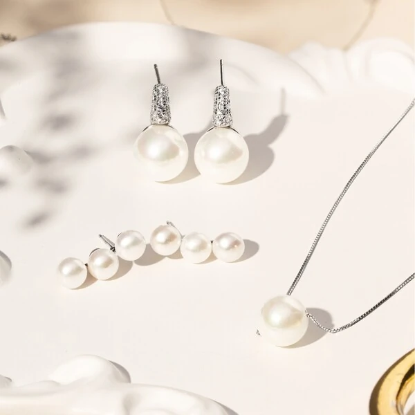 Colar Pérola Shell 10 MM Prata 925