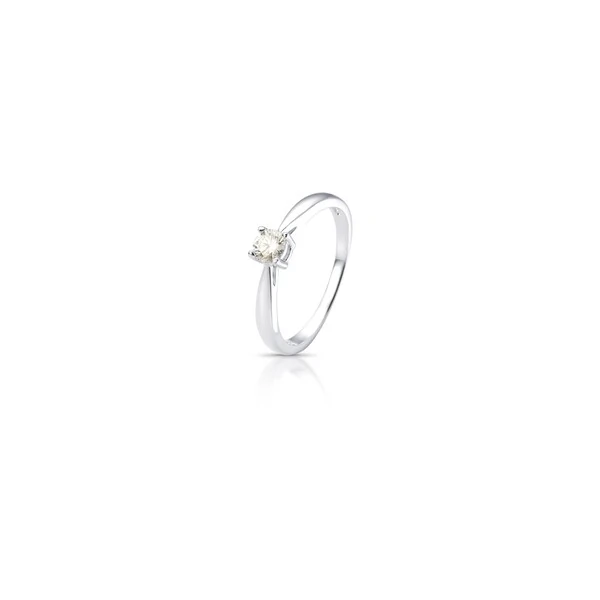 Anel Solitário Moissanite 4 MM Prata 925