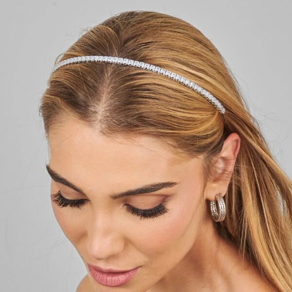 Tiara Riviera Prateada