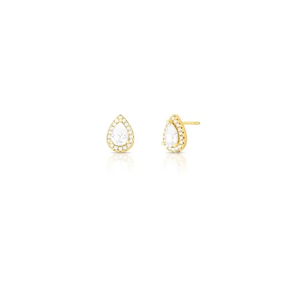 Brinco Gota P Banho de Ouro 18 K