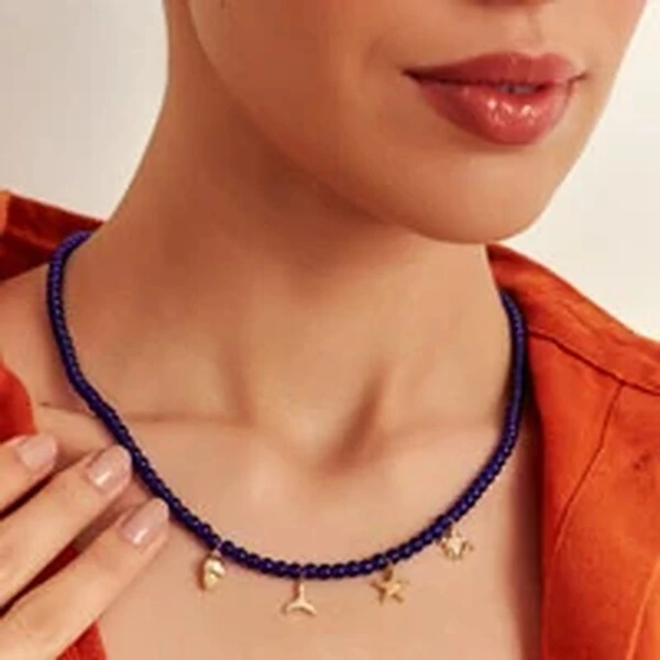 Colar Sodalitas Brisa Banho de Ouro 18 K