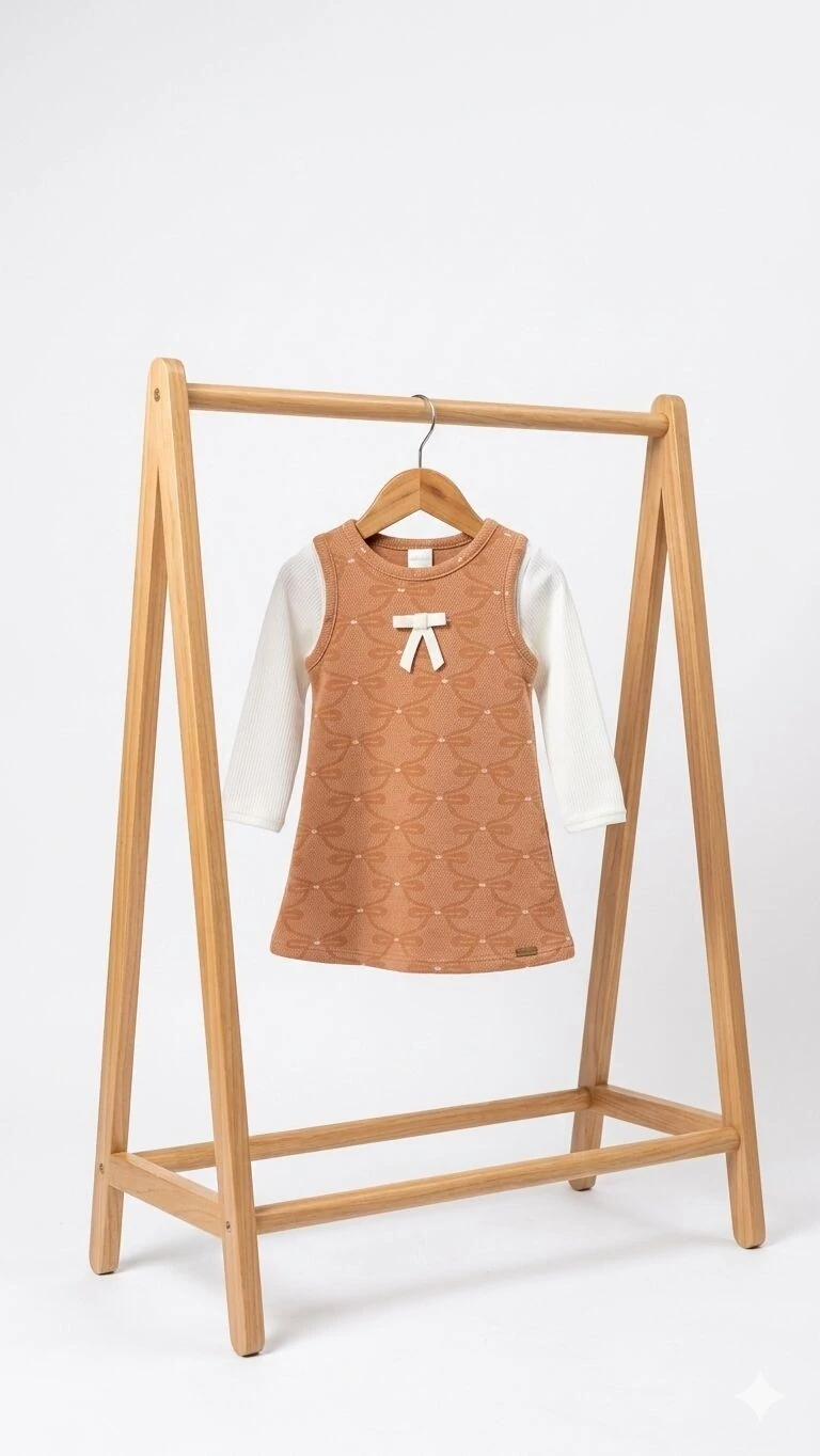 FotoConjunto Salopete & Blusa Canelada