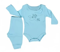 Conjunto Bebê unissex em suedini