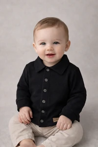 Camiseta/Jaqueta Botões Amadeirados