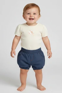 CONJUNTO BODY E SHORTS