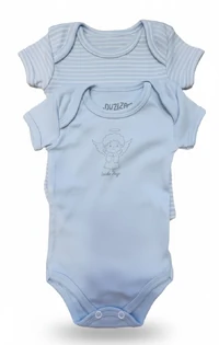 KIT BODIES UNISSEX MANGA CURTA EM SUEDINE LISTRADO E SUEDINE LISO COM ESTAMPA