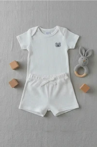 Body Canelado Infantil DCKids – Conforto 100% Algodão