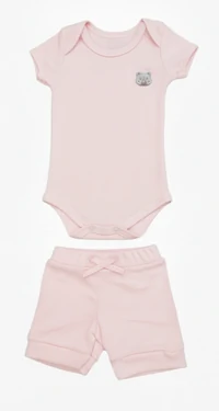 CONJUNTO BODY E BERMUDA CANELADO