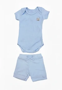 CONJUNTO BODY E BERMUDA CANELADO