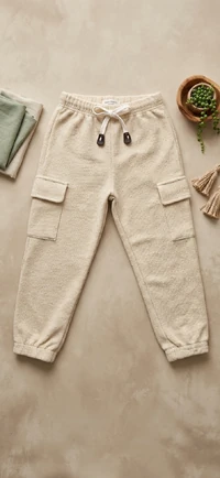 Calça Cargo Confort em Moletom