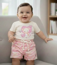 CONJUNTO BLUSA E SHORTS