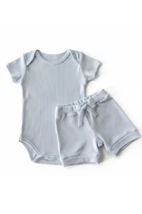 Body Canelado Infantil 100% Algodão Bebê