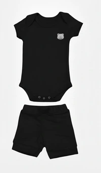 CONJUNTO BODY E BERMUDA CANELADO