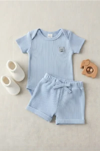 Body Canelado Infantil DCKids – Conforto 100% Algodão