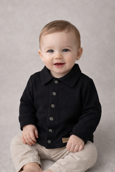 Foto Camiseta/Jaqueta Botões Amadeirados